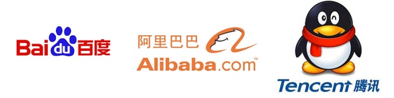 Baidu Alibaba Tencent 800x200