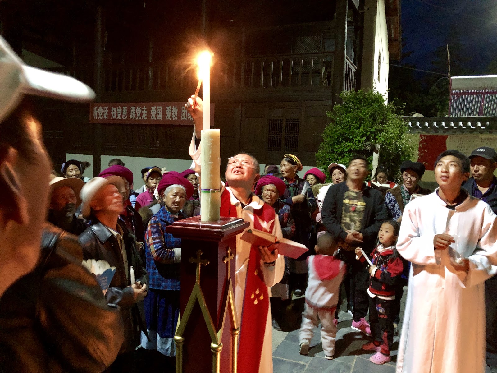 3 priest with candle