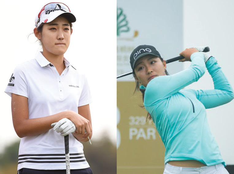 Chinese women golfers