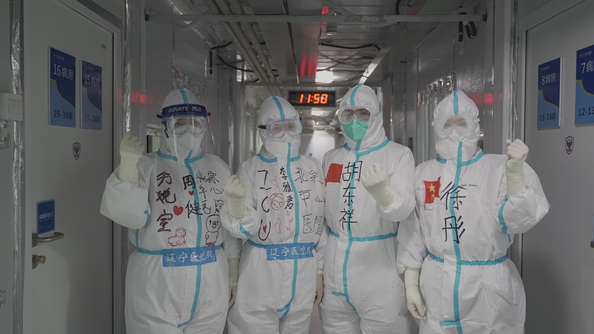 Doctors sent to Wuhan during the height of the coronavirus outbreak