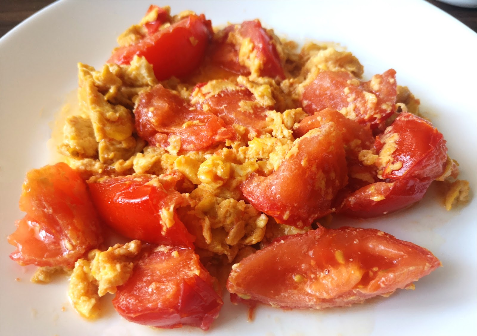 tomato and eggs simple Chinese dish
