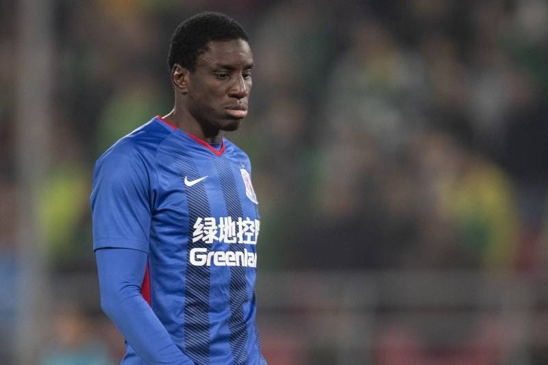 Former Shanghai Shenhua striker Demba Ba