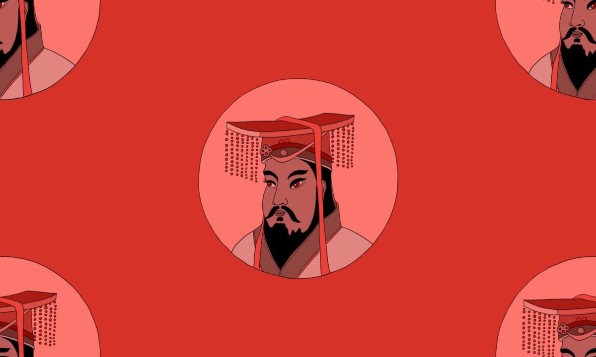 illustration by Derek Zheng of the Jade Emperor China