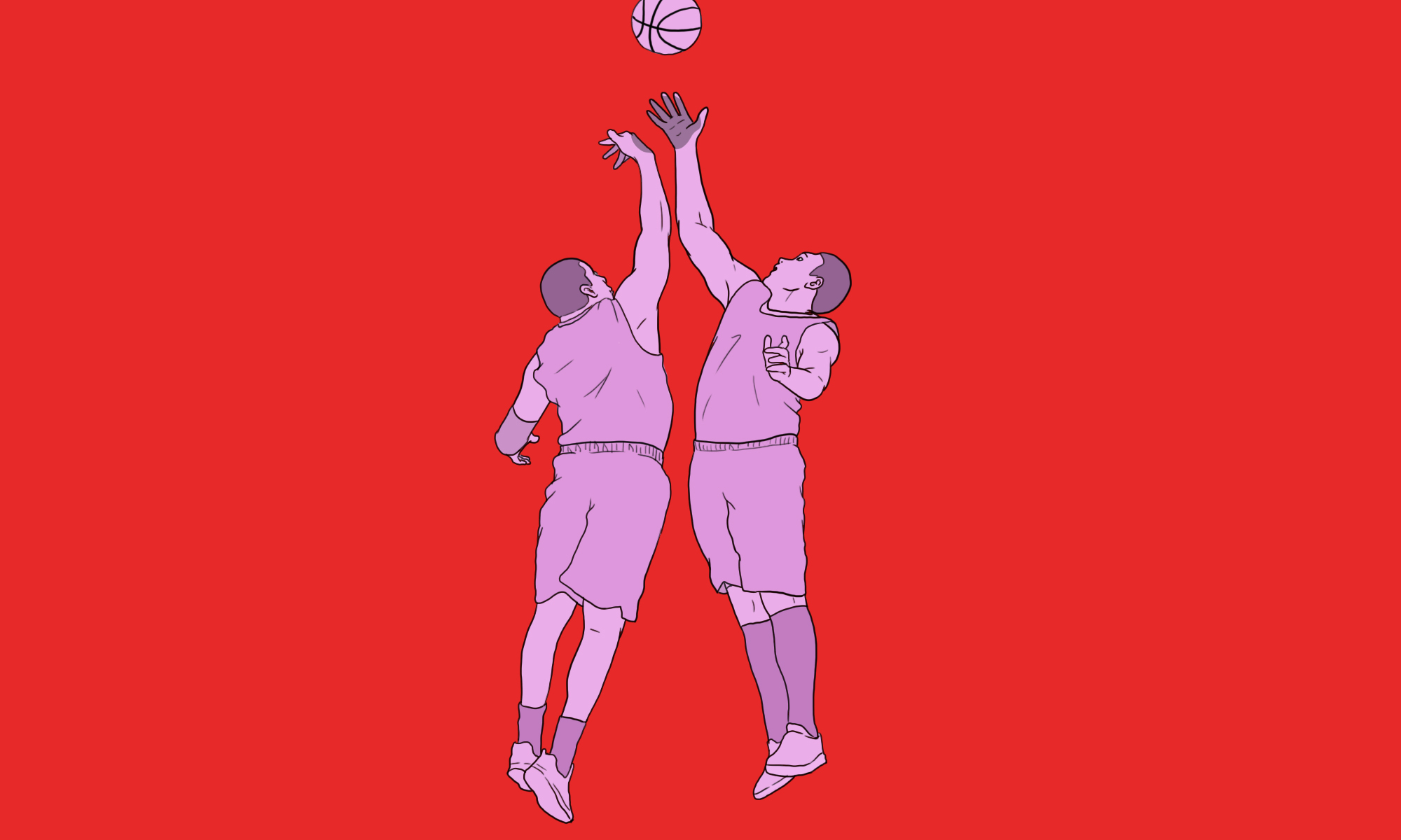 Jump ball illustration Chinese basketball Harbin 1926