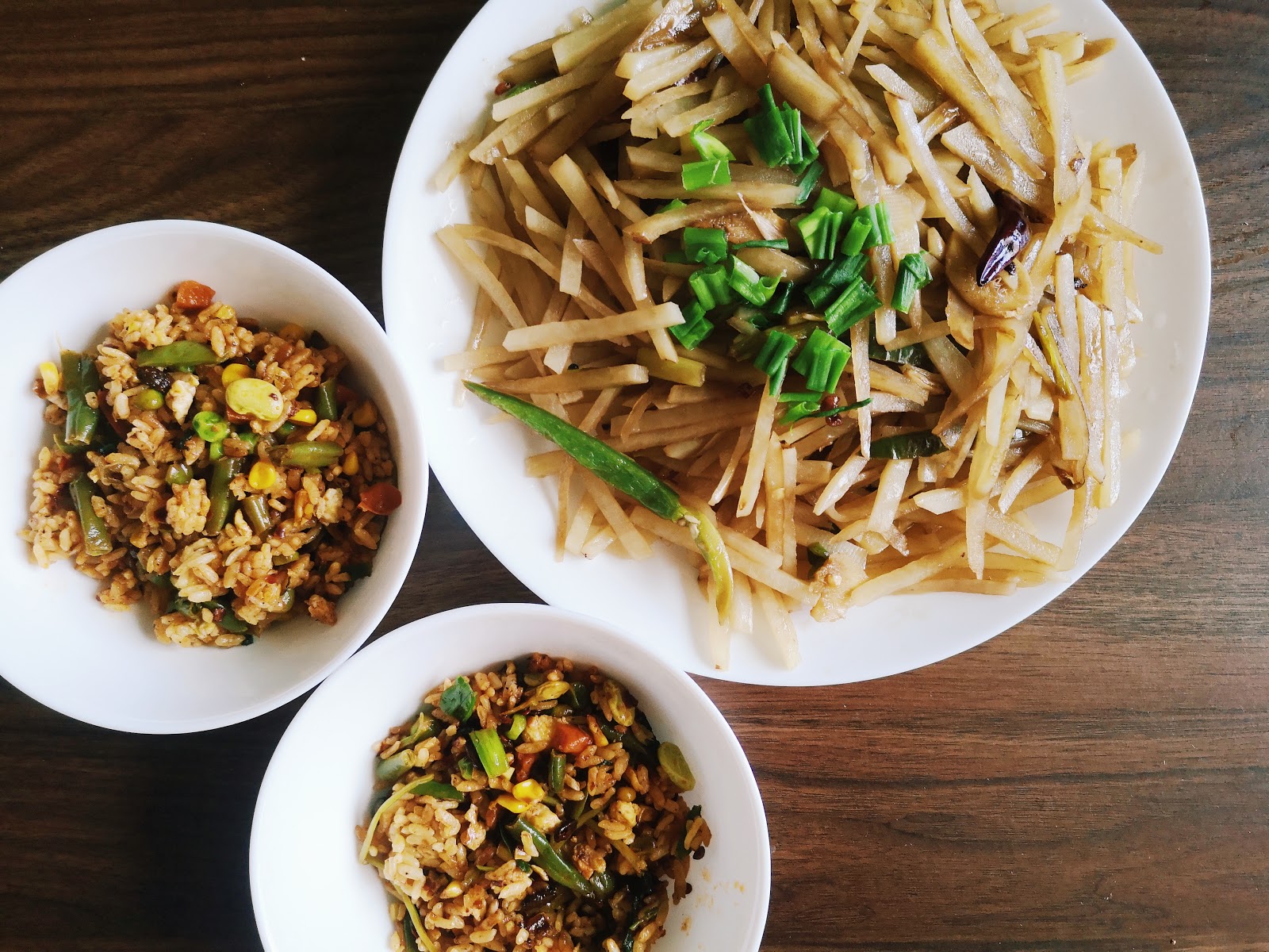 Spicy and Sour Shredded Potato - China Sichuan Food