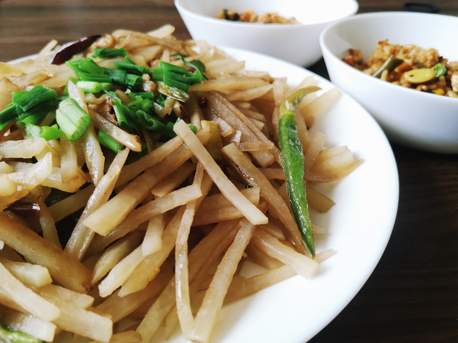 Spicy and Sour Shredded Potato - China Sichuan Food