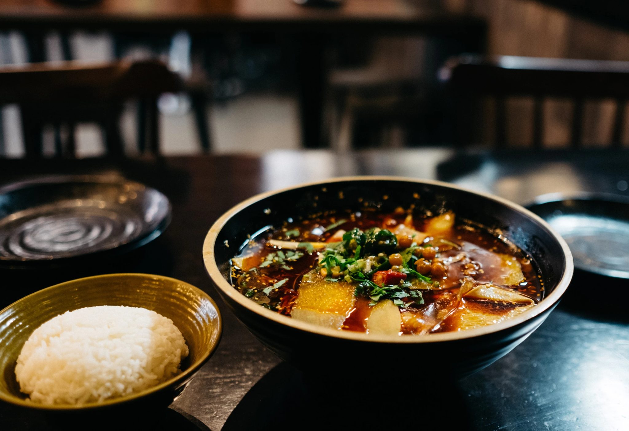 Spicy noodle soup in China