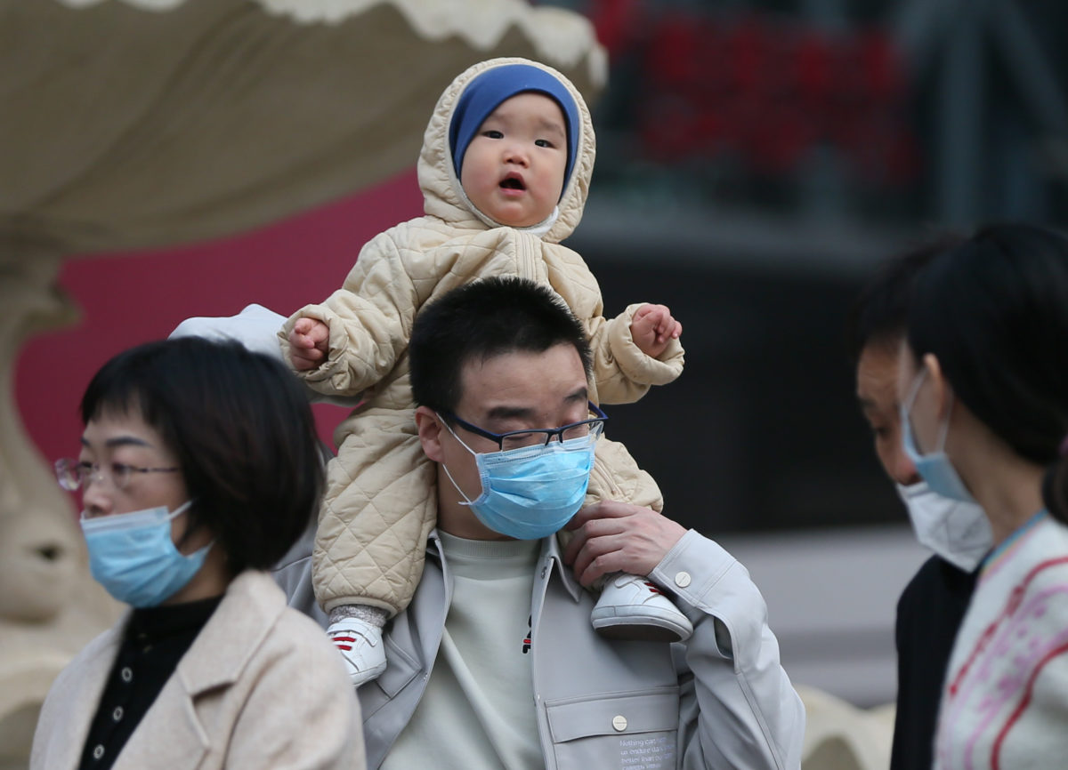 Birthrate declines in China