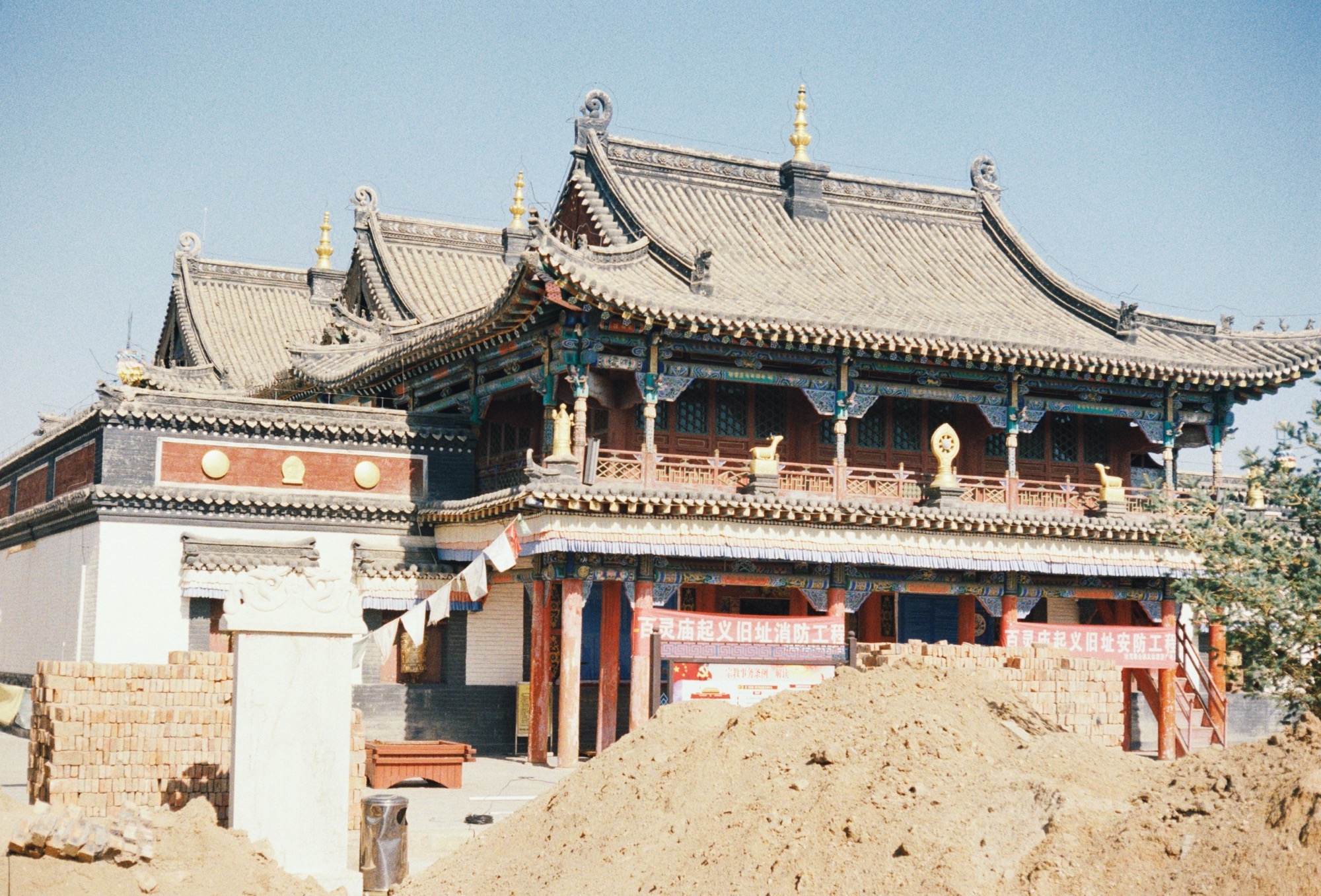 Temple of Larks Bailingmiao Inner Mongolia steppes
