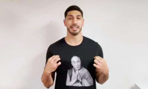 enes kanter free tibet message