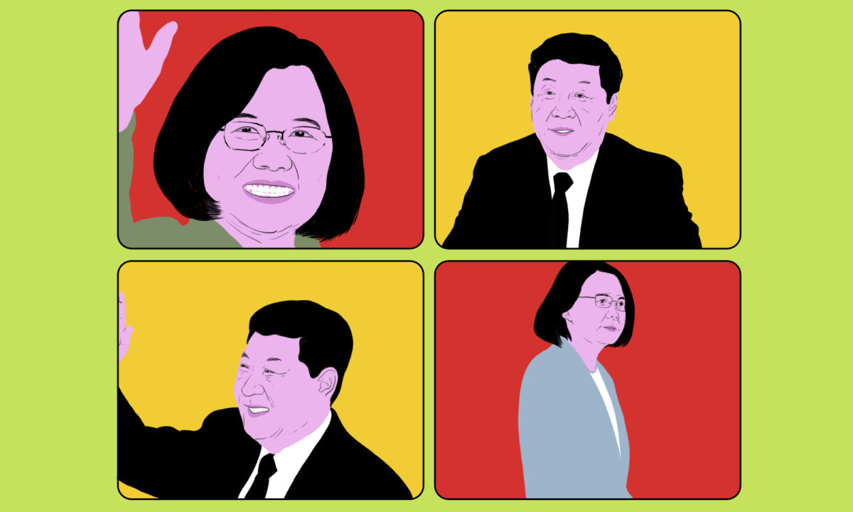 tsai ing-wen and xi jinping