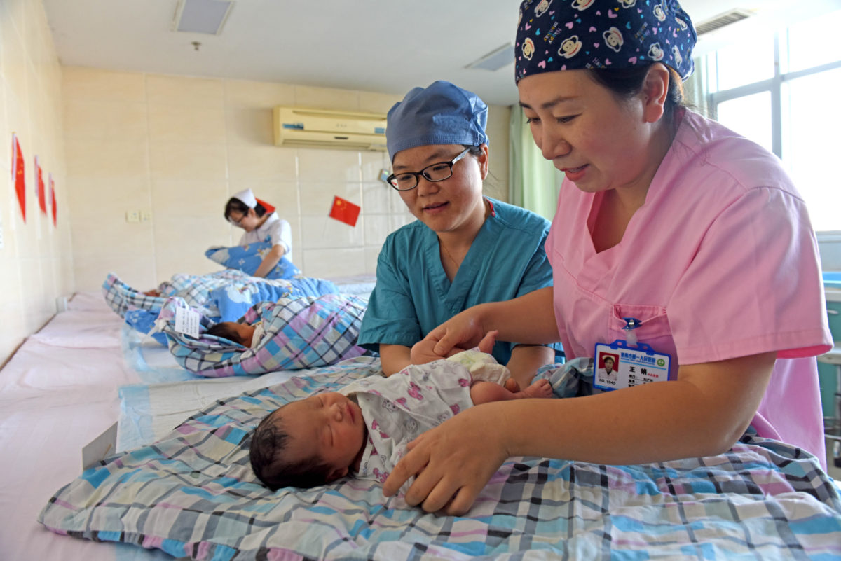 china hospital baby