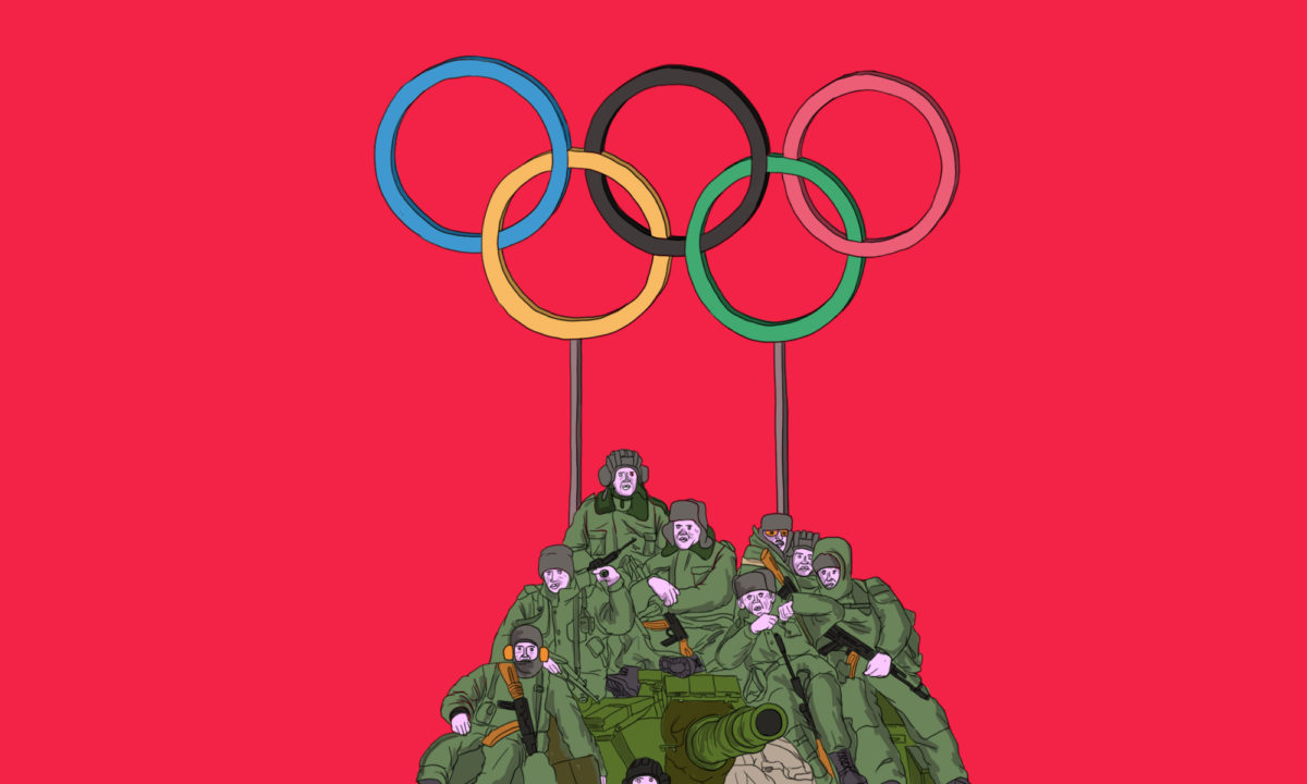 China Russia Olympics military