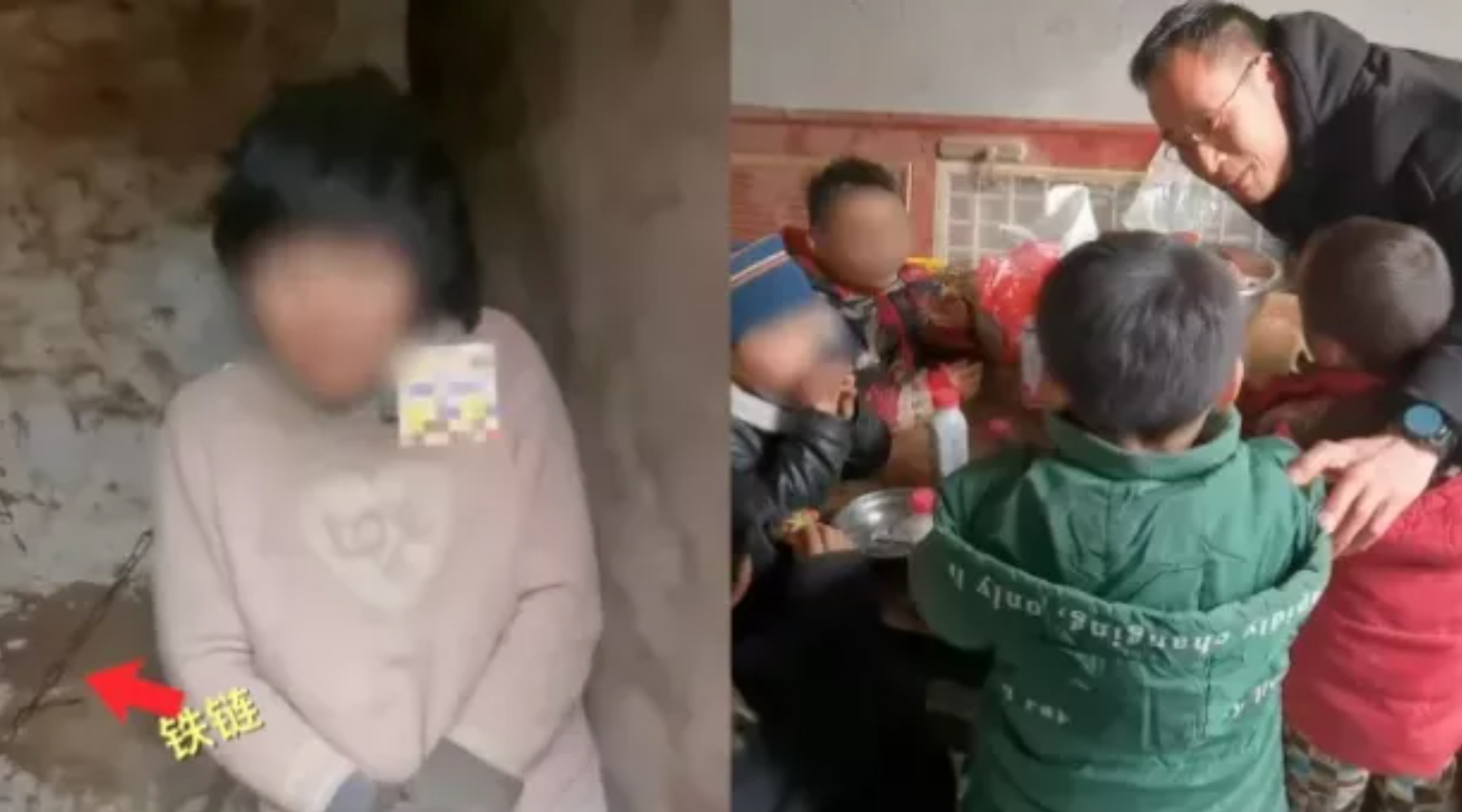 Disturbing video of chained-up mother in rural China sparks outrage, calls for investigation pic