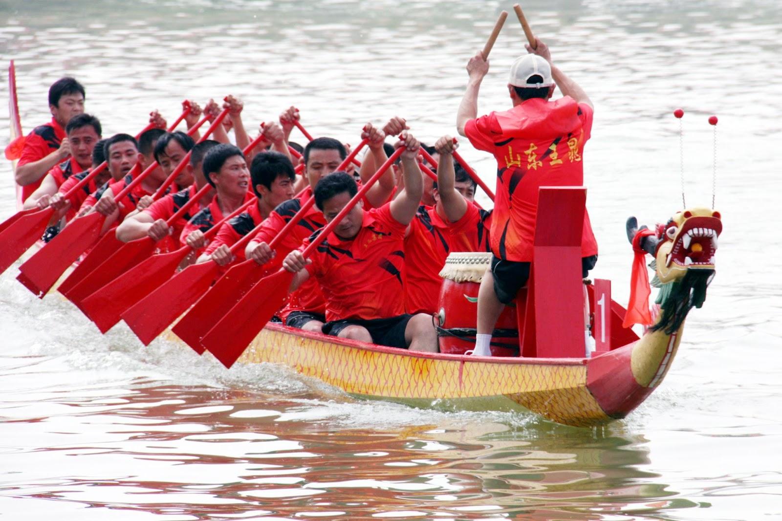 Dragon Boat Racing Chinese American Family
