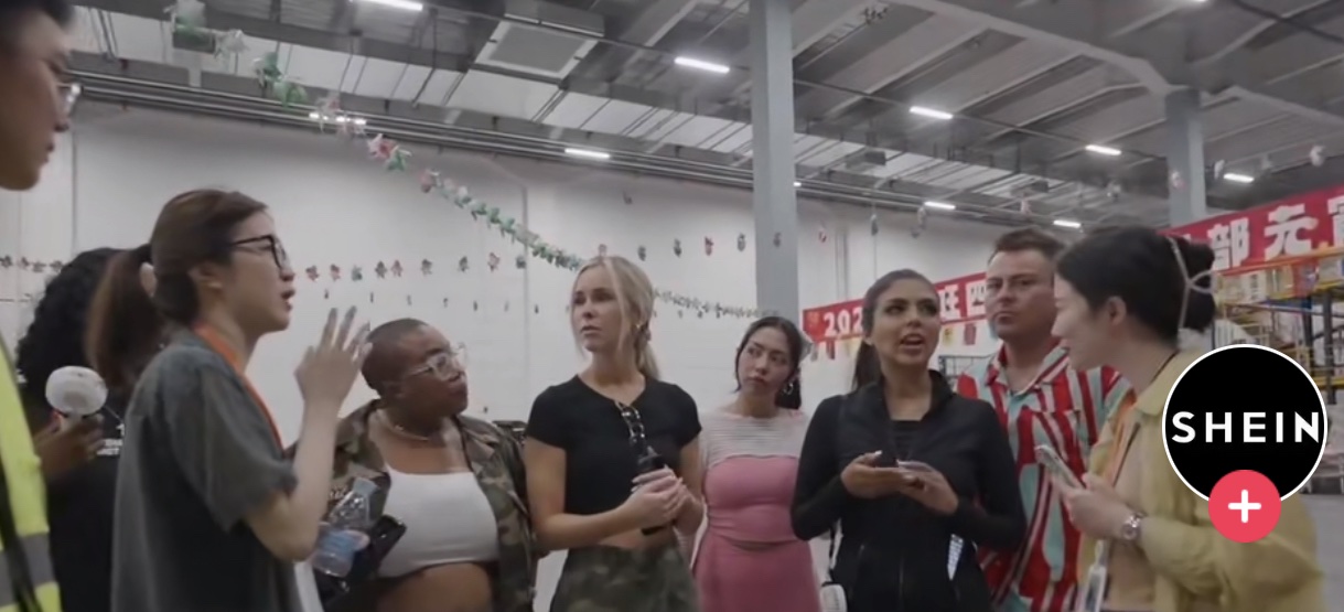 Shein invites influencers on Chinese factory tour to mend